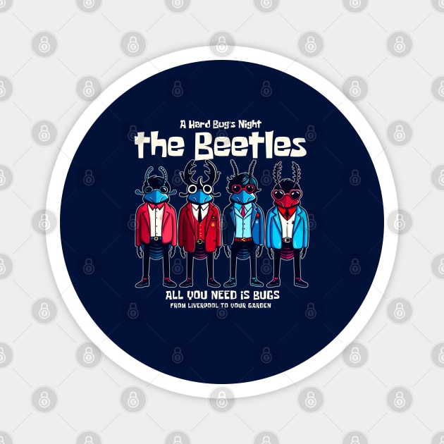 THE BEETLES Magnet by Fabrik